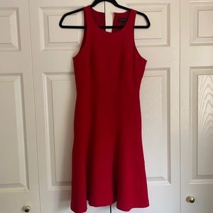 Red banana republic petite dress